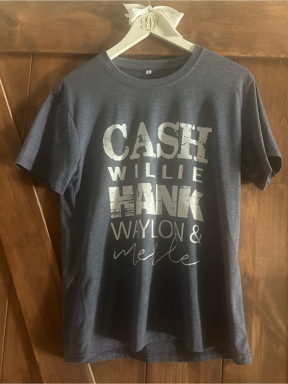 Unbranded Navy Graphic Band Tee - Cash, Willie, Hank, Waylon & Merle